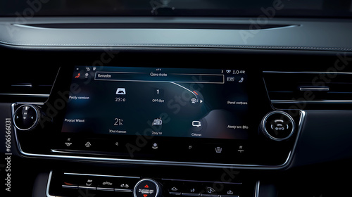 Modern Car Navigation, Touchpad, InfotaimentSystem © Daniel