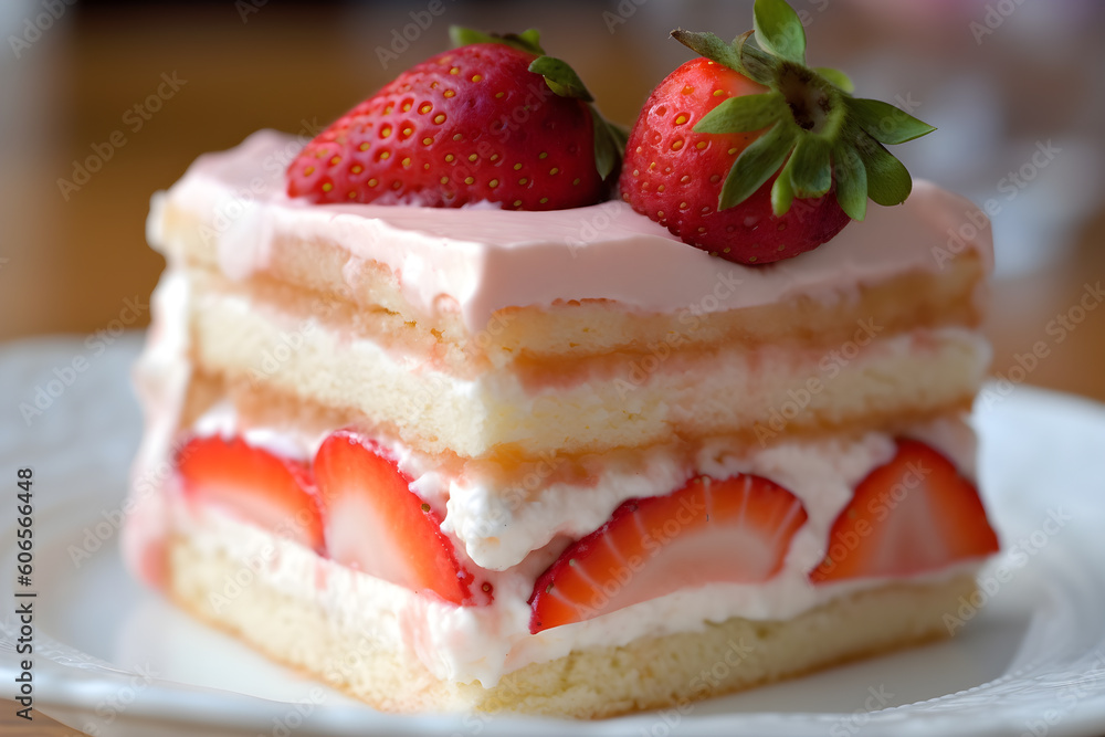 strawberry shortcake generate AI strawberry shortcake generate AI