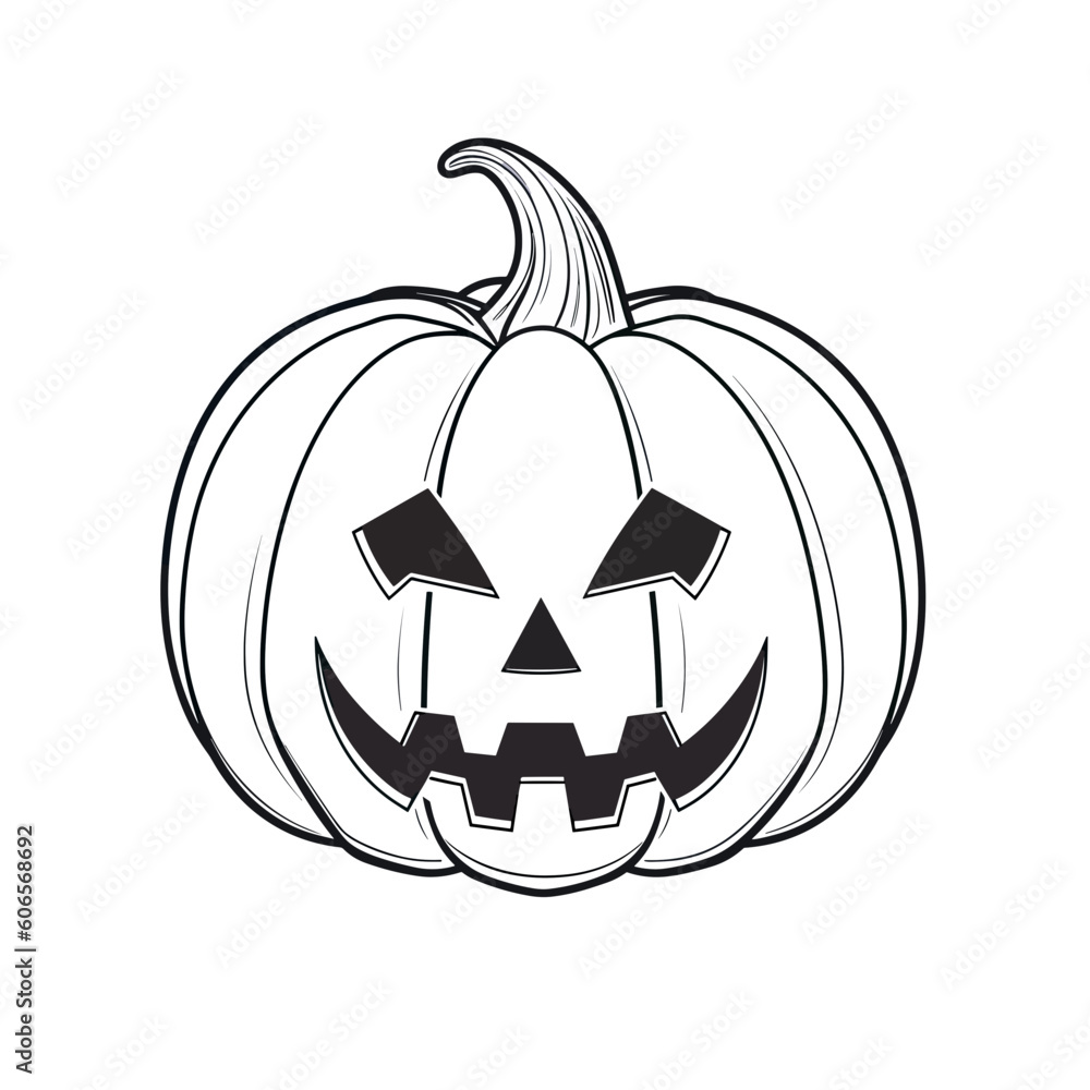 Halloween pumpkin isolated on white background. Halloween pumpkin isolated on white background.