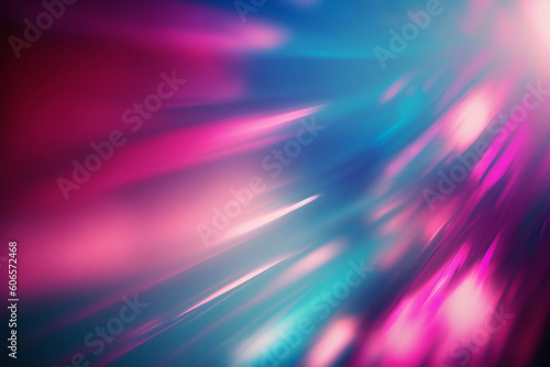 Ambient Pink and Blue Swoosh Bokeh Blurred Depth of Field