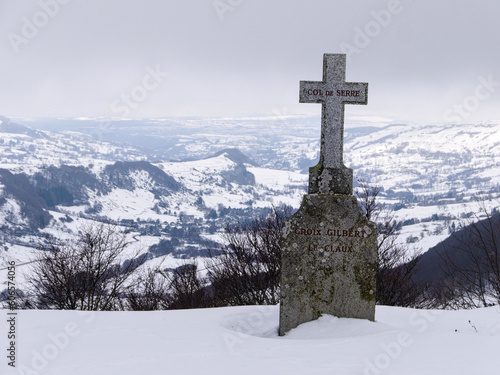 Col de Serre dans le Cantal