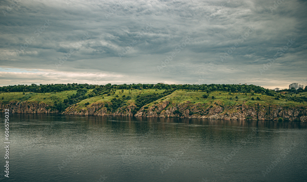 view of the river in the summer