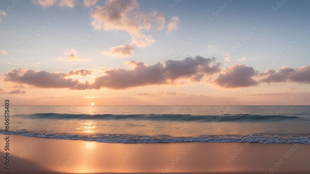 A Picture Of A Delightfully Whimsical Sunset Over The Ocean