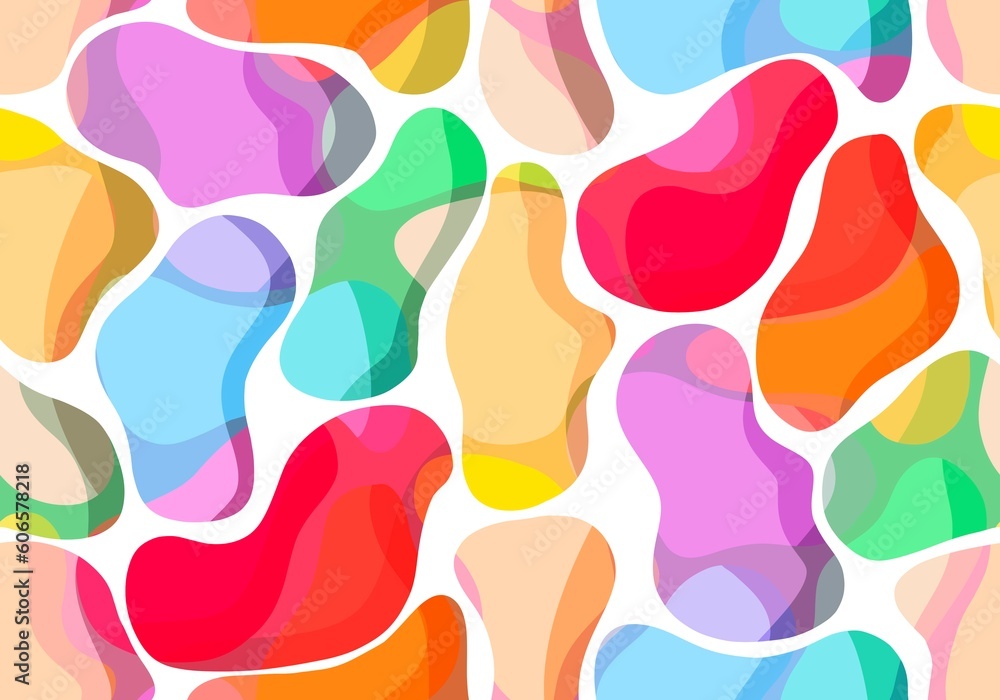 Abstract ocean stones seamless circle polka dots geometric pattern for fabrics and textiles and packaging Abstract ocean stones seamless circle polka dots geometric pattern for fabrics and textiles and packaging