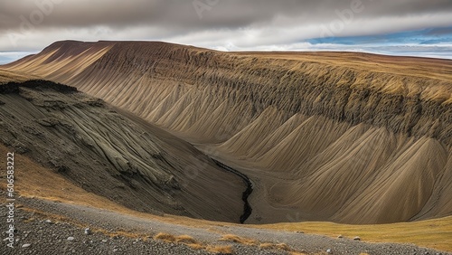 New Zealand Mountains Inspired Mountain Hill Range Landscape  AI Generated  