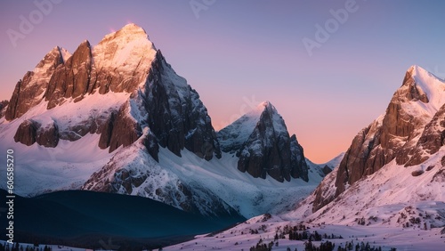 A Picture Of A Compellingly Intriguing Mountain Range With A Lake In The Foreground photo