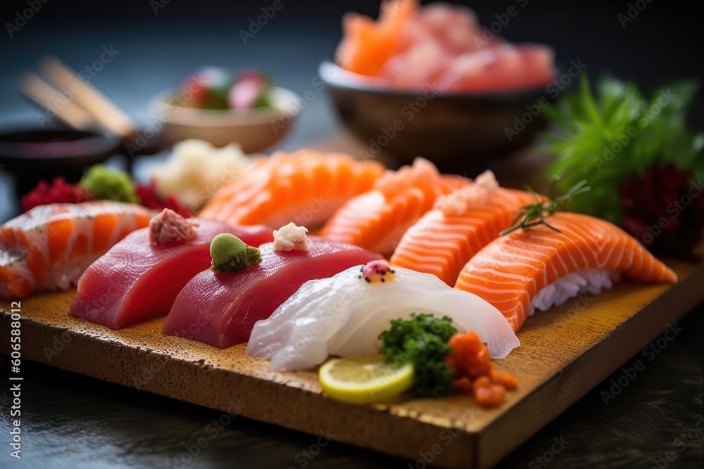 Japanese sashimi Cinematic Editorial Food Photography Japanese sashimi Cinematic Editorial Food Photography