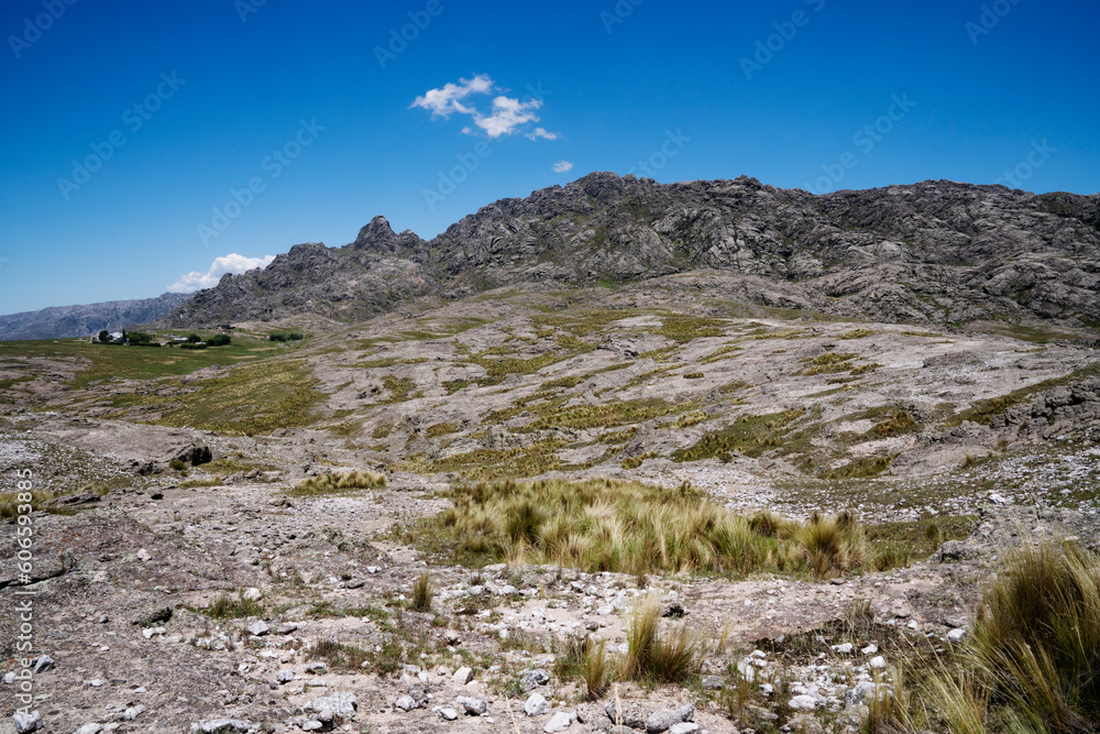 Natural texture. View of the rocky mountains. 