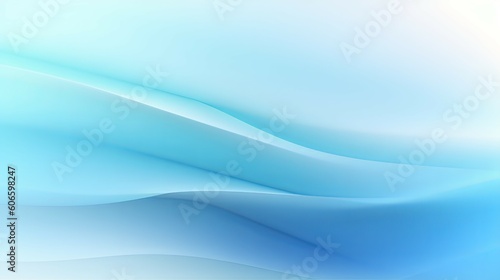 soft blue gradient silk background banner abstract background Generative AI stock illustration