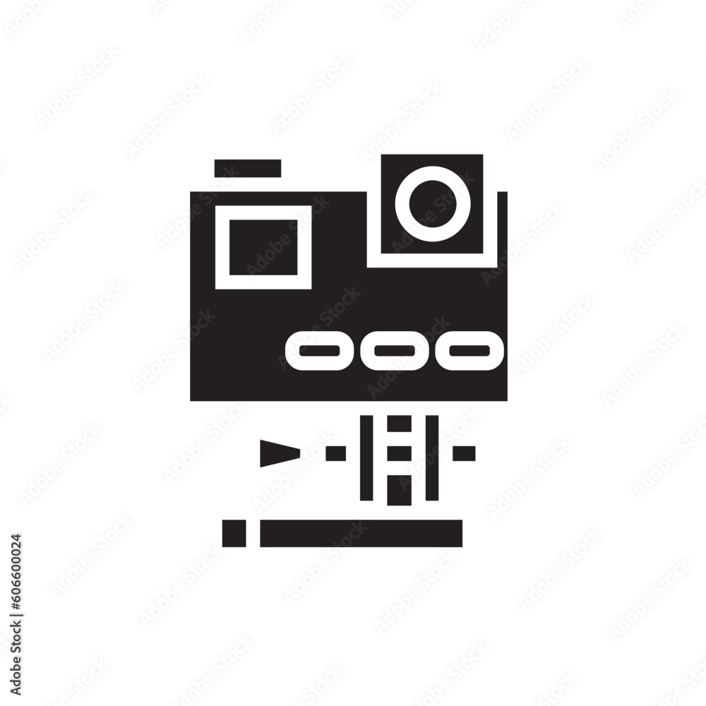 Action Camera Digital Camera Snapcam Icon Action Camera Digital Camera Snapcam Icon