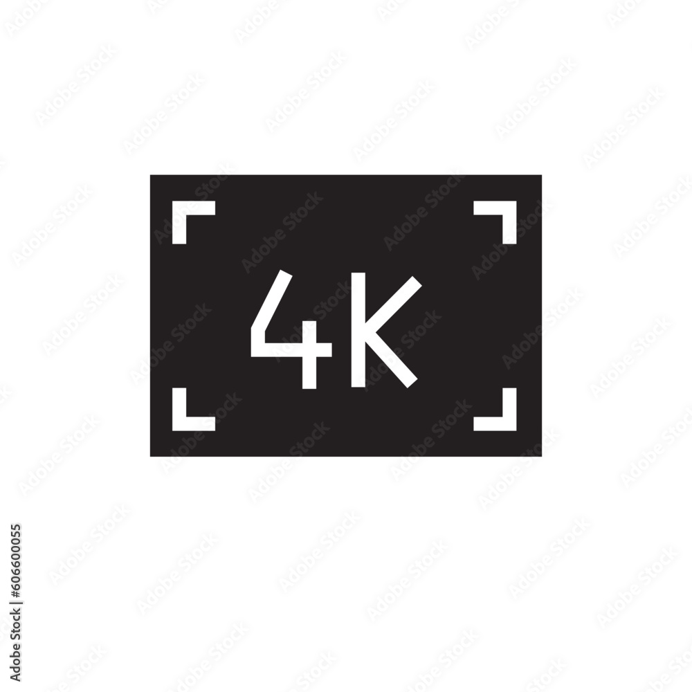 Video Quality Resolution Icon Video Quality Resolution Icon