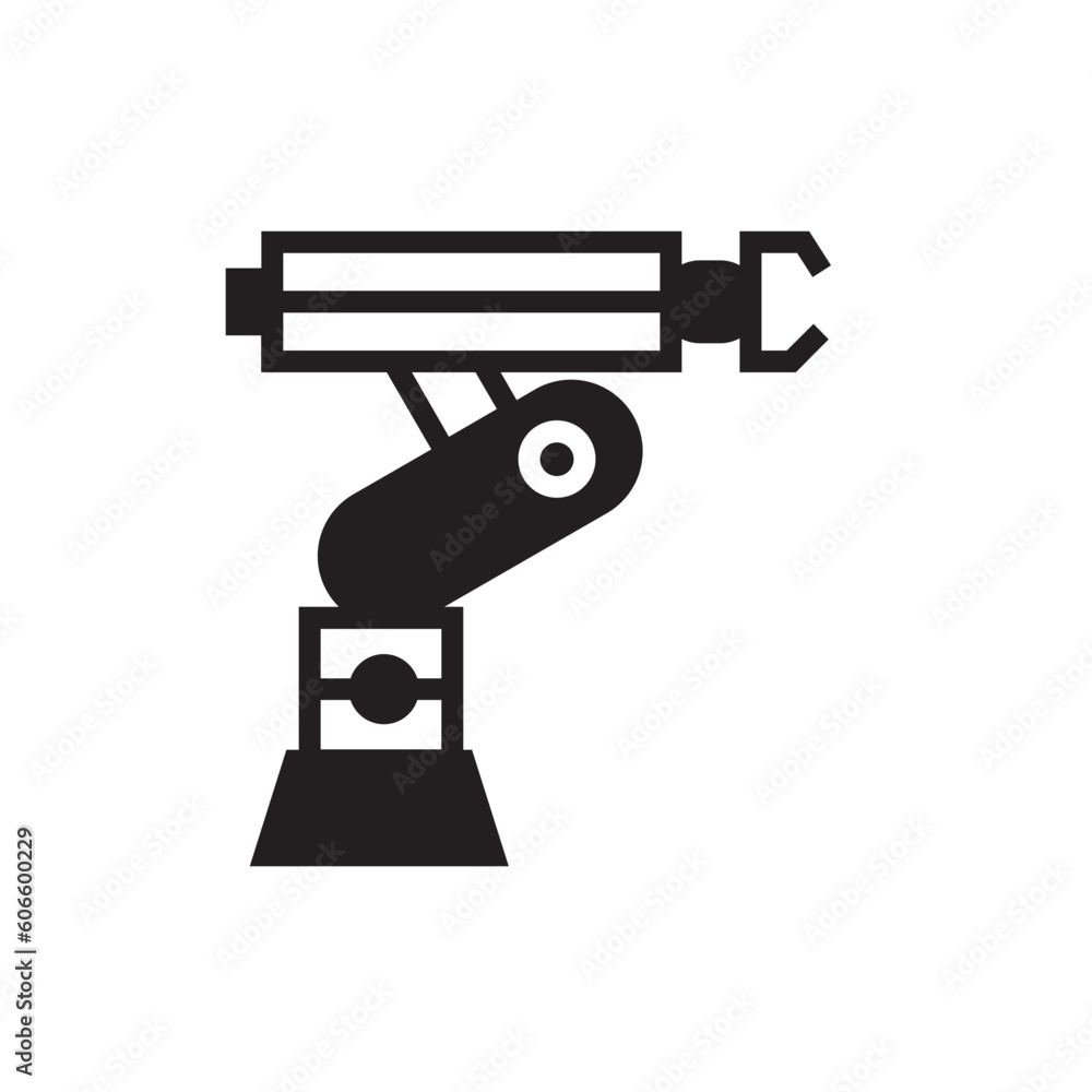 Arm Industrial Machine Icon Arm Industrial Machine Icon