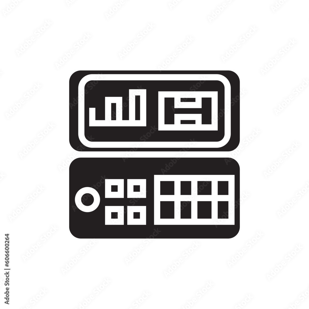 Computer Console Panel Icon Computer Console Panel Icon