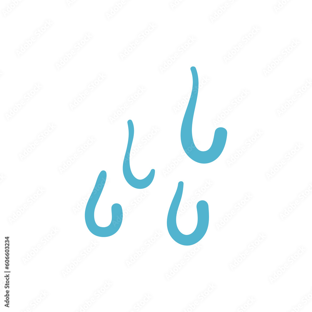 hand drawn doodle elements motion effect lines For a lovely party decoration for children. hand drawn doodle elements motion effect lines For a lovely party decoration for children.