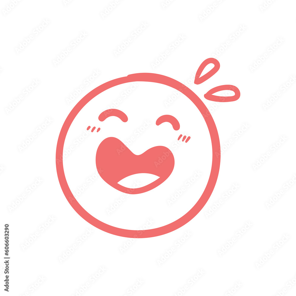 Hand drawn doodle elements, emotional faces Cute decorative objects for children. Hand drawn doodle elements, emotional faces Cute decorative objects for children.