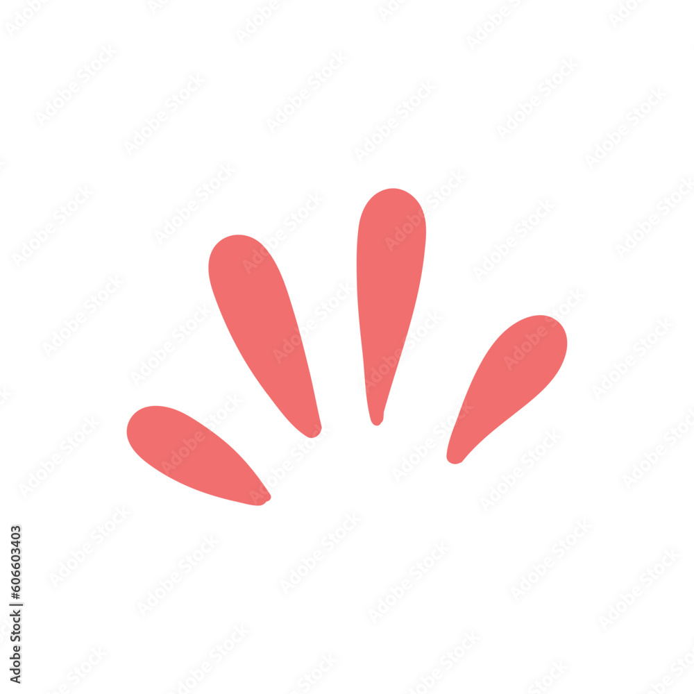 hand drawn doodle elements motion effect lines For a lovely party decoration for children. hand drawn doodle elements motion effect lines For a lovely party decoration for children.