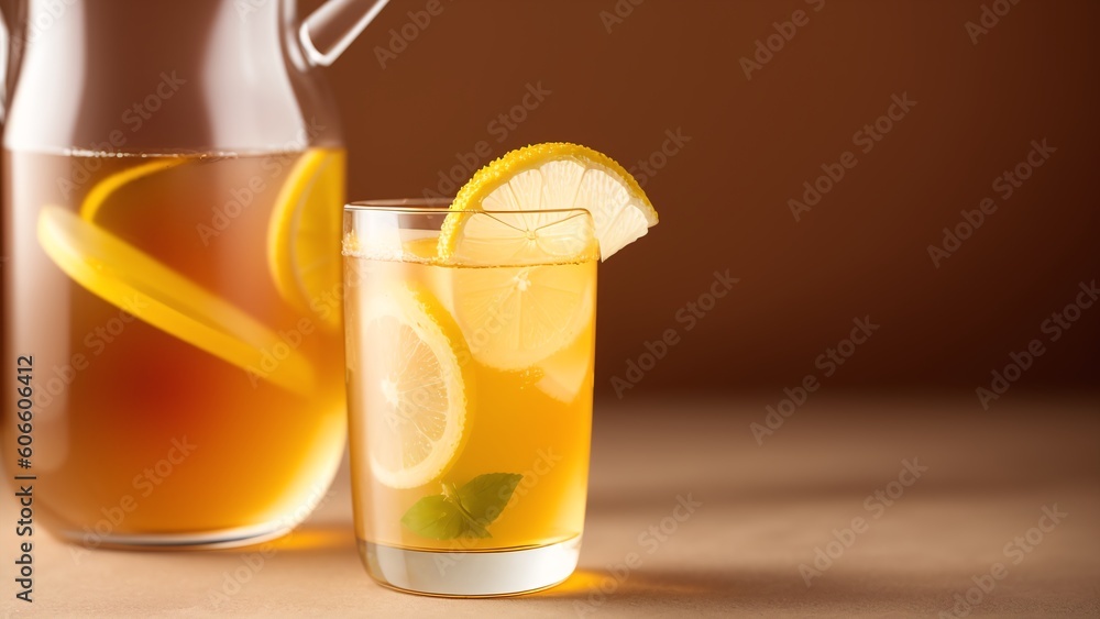 An Artful Depiction Of An Evocative Glass Of Lemonade And A Pitcher Of Lemonade An Artful Depiction Of An Evocative Glass Of Lemonade And A Pitcher Of Lemonade