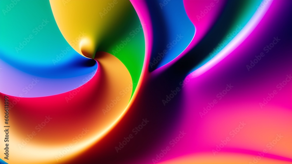 An Excellent Image Of A Colorful Abstract Background With A Curved Design