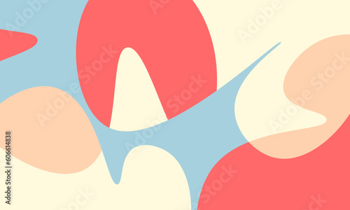 HD background and texture with beautiful abstract wavy shapes, soft colors for presentation