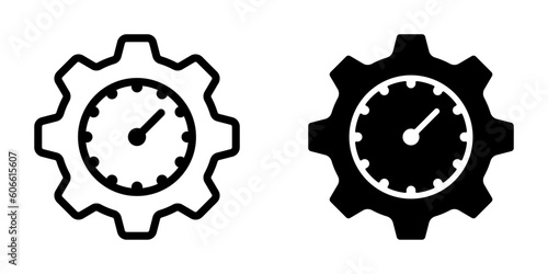 Time Management icon. sign for mobile concept and web design. vector illustration