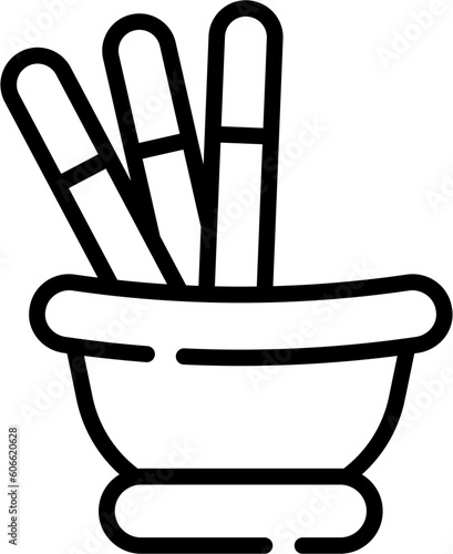 air freshener icon with black color