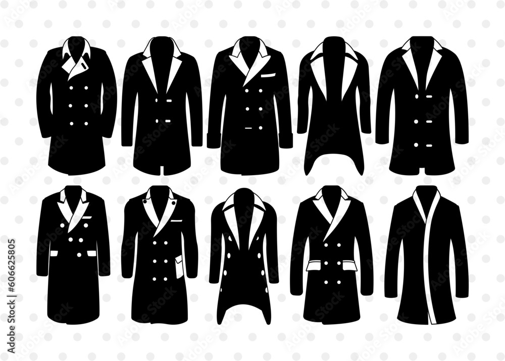 Winter Coat SVG Coat Silhouette Man Coat Svg Man Jacket Svg Long winter-coat-svg-coat-silhouette-man-coat-svg-man-jacket-svg-long