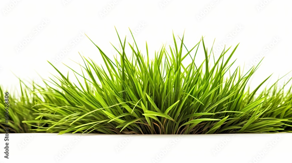 green grass isolated on white background green grass isolated on white background