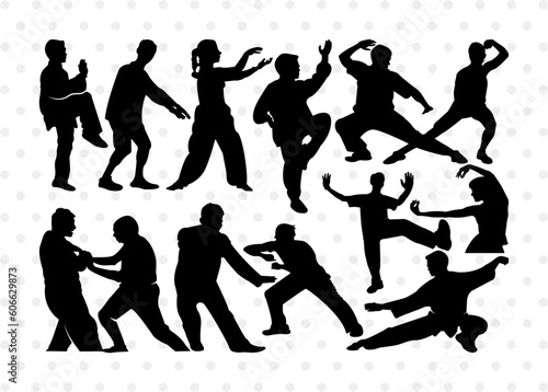 Tai Chi SVG, Krav Maga Silhouette, World Tai Chi Day In Malta Svg, Judo Svg, Martial Arts Svg, Karate Svg, Flying Kick Svg, Tai Chi Bundle