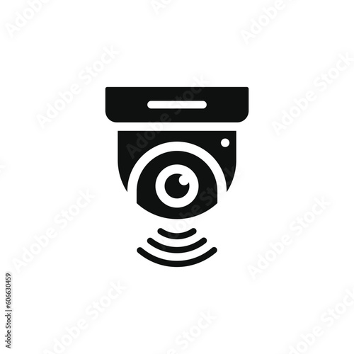 CCTV icon isolated on white background