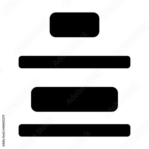 V Distribute Bottom Icon