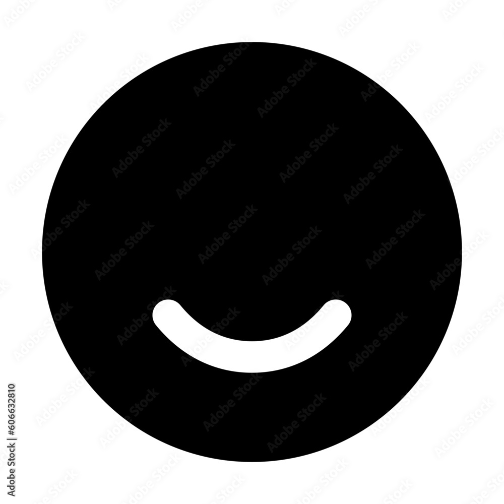 Emoji Smile Faceless Icon
