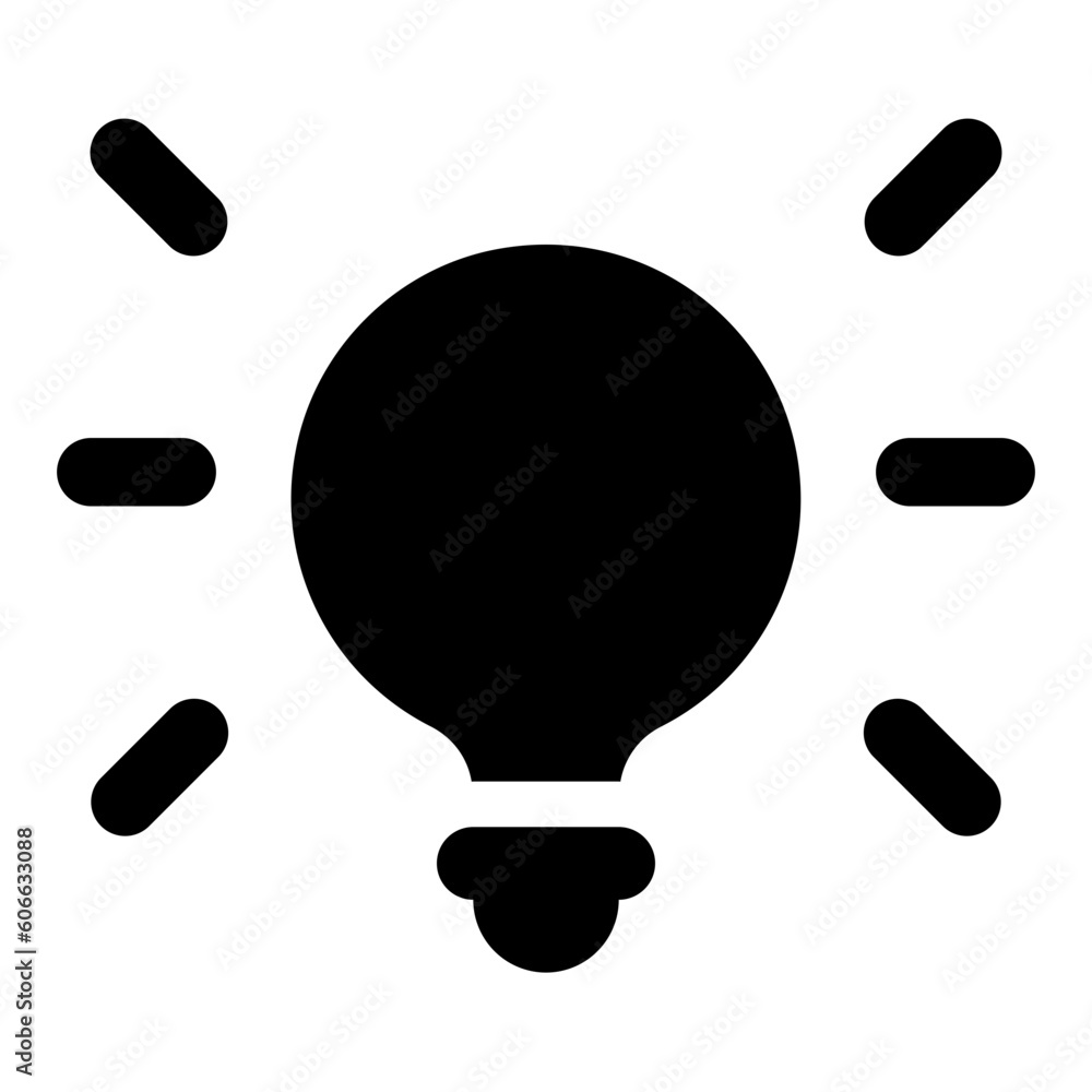 Bulb Light Icon Bulb Light Icon