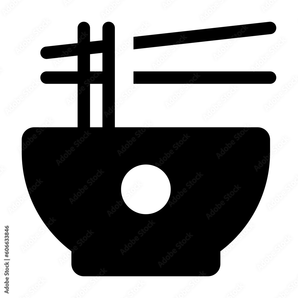 Bowl Noodle Icon Bowl Noodle Icon