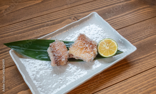 甘鯛の鱗焼き