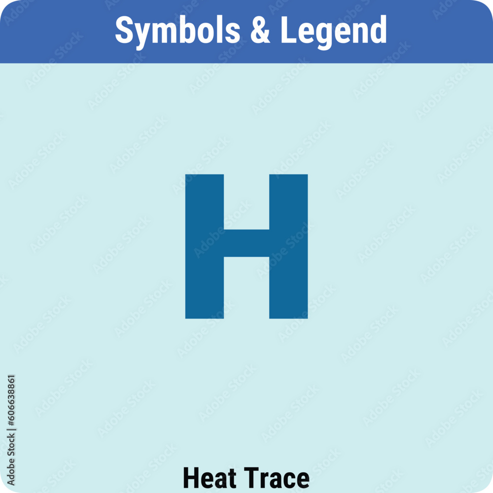 Vector Illustration for PID Symbols Legends Vector Illustration for PID Symbols Legends