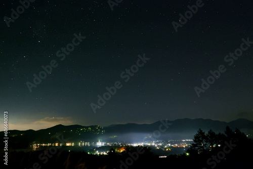 山中湖パノラマ台からの夜景1