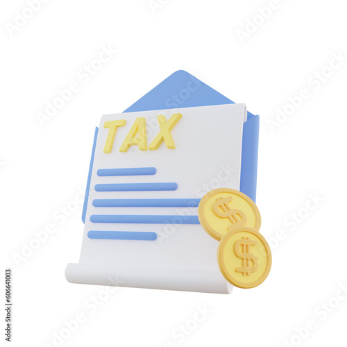 3D Tax Illustration