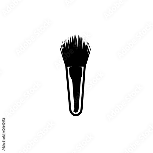 Makeup brush vector illustration isolated on transparent background