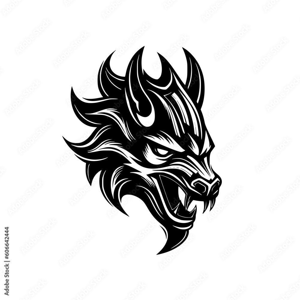 Dragon vector illustration isolated on transparent background Dragon vector illustration isolated on transparent background