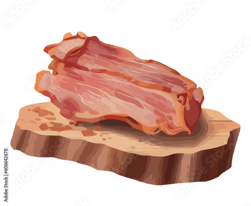 Grilled pork meat
