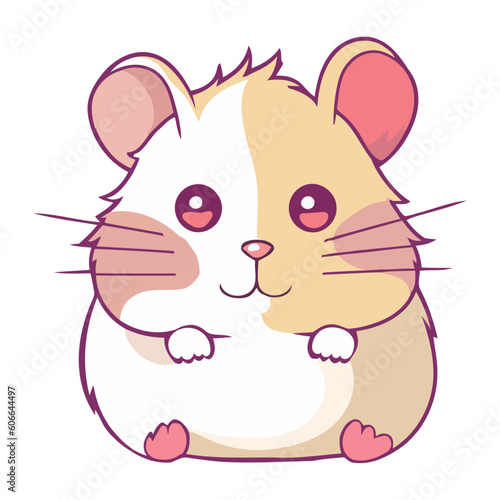 cute cartoon hamster