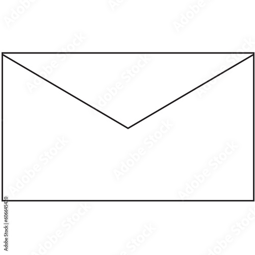 Digital png illustration of white envelope on transparent background