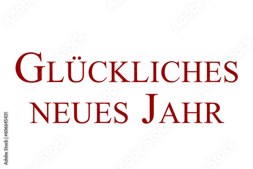 Fototapeta Naklejka Na Ścianę i Meble -  Digital png photo of new year's eve greeting text in german on transparent background