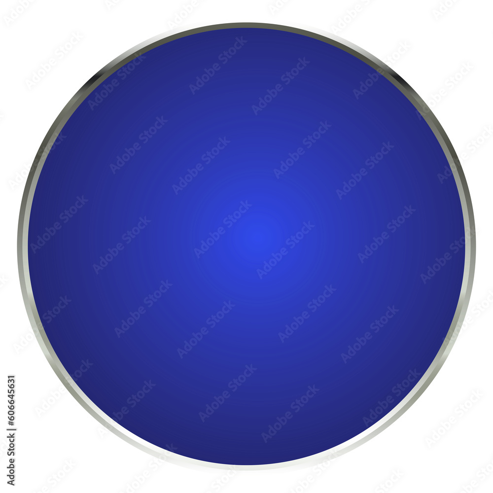 Digital png illustration of blue circle with copy space on transparent background