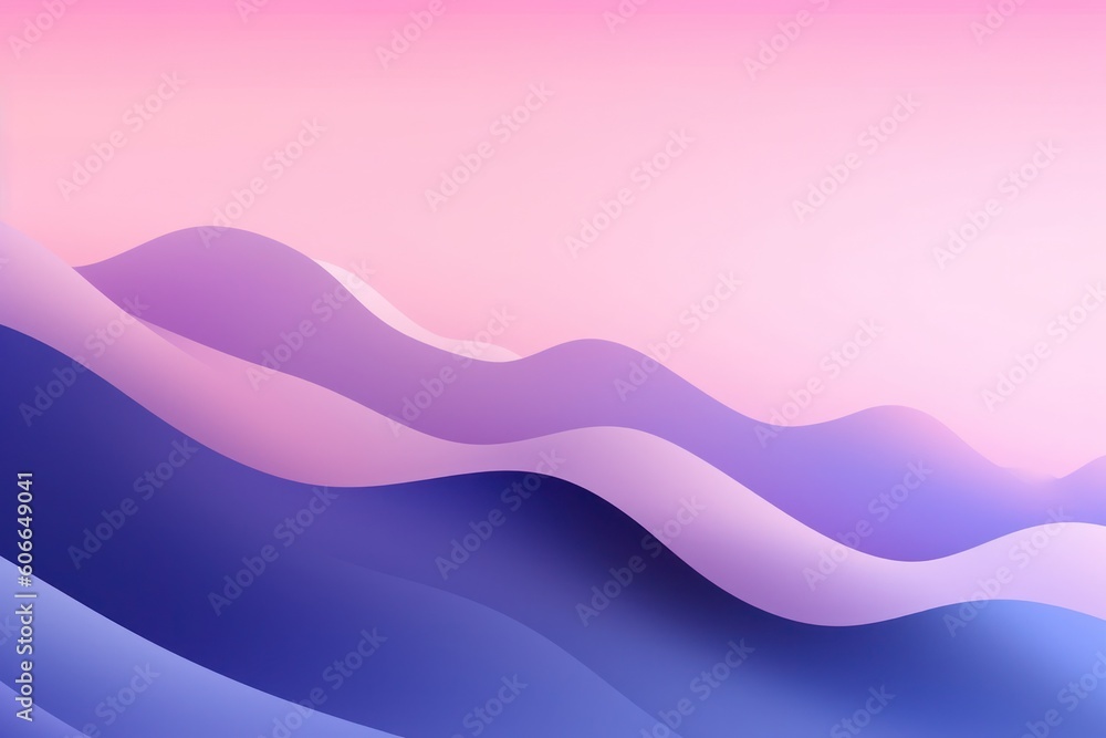 Fototapeta premium Abstract Gradient Background. Futuristic Liquid Wavy Colorful Background. Generative AI