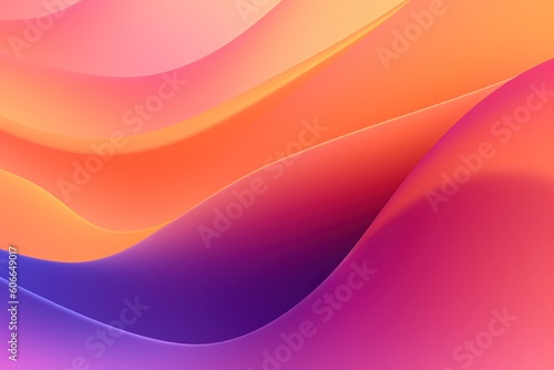 Abstract Gradient Background. Futuristic Liquid Wavy Colorful Background. Generative AI