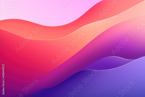 Abstract Gradient Background. Futuristic Liquid Wavy Colorful Background. Generative AI