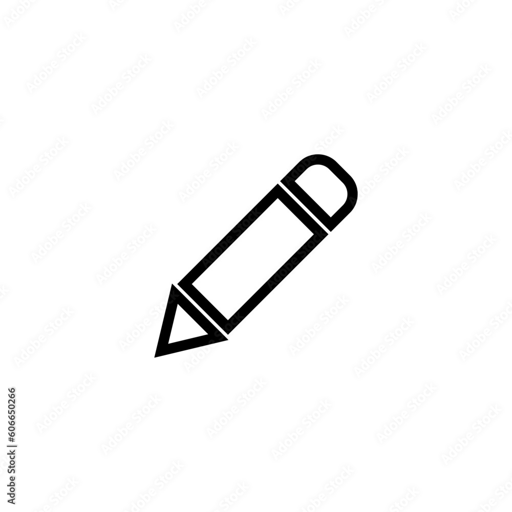 pencil sign symbol vector pencil sign symbol vector