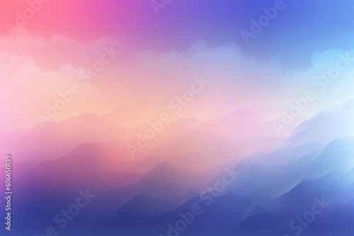 Abstract Gradient Background. Futuristic Landscape Colorful Background. Generative AI © vectoraja