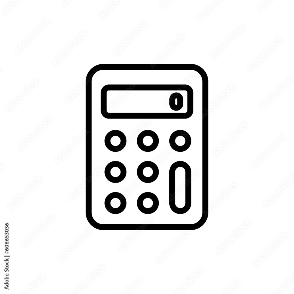 calculator sign symbol vector calculator sign symbol vector